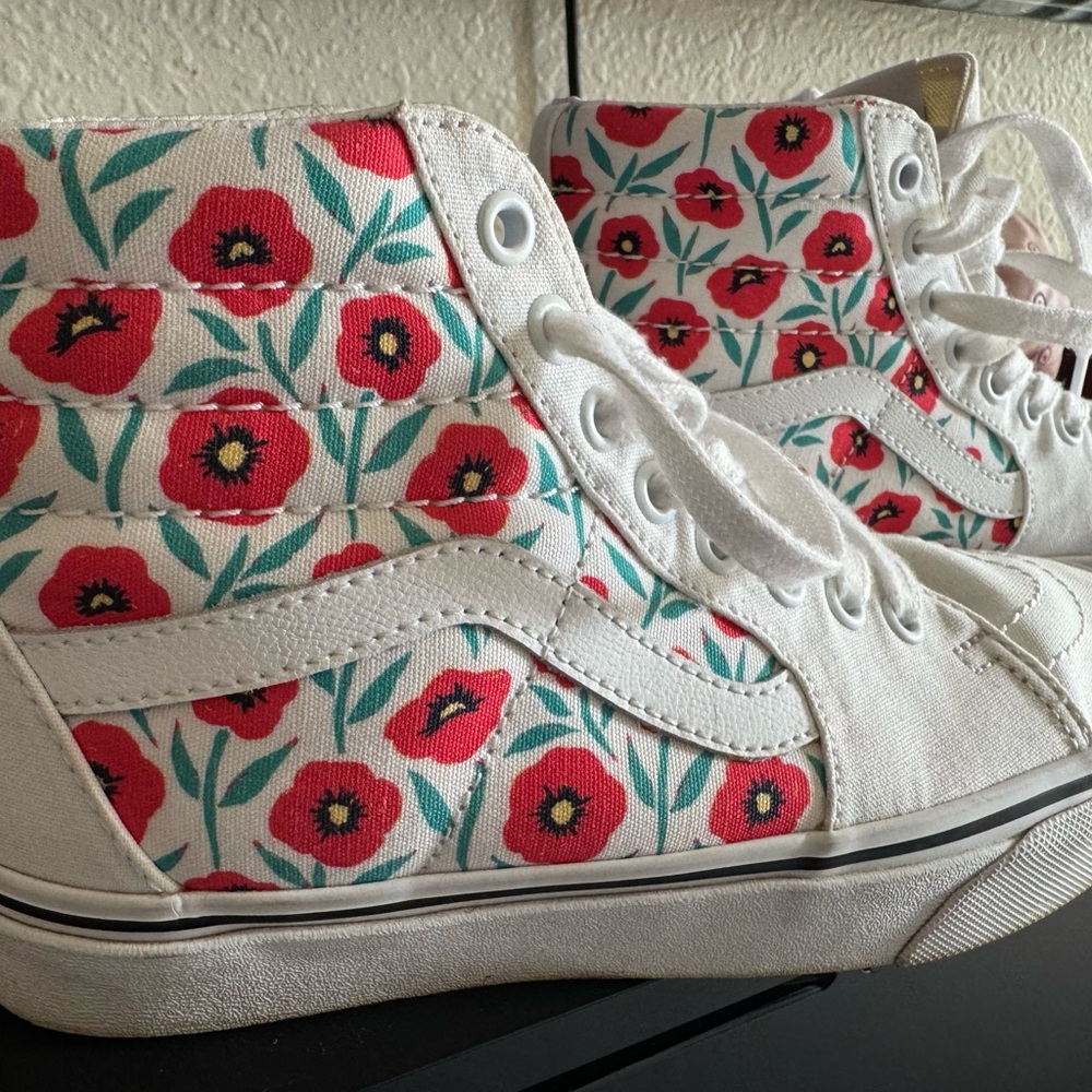 Vans  flower high tops